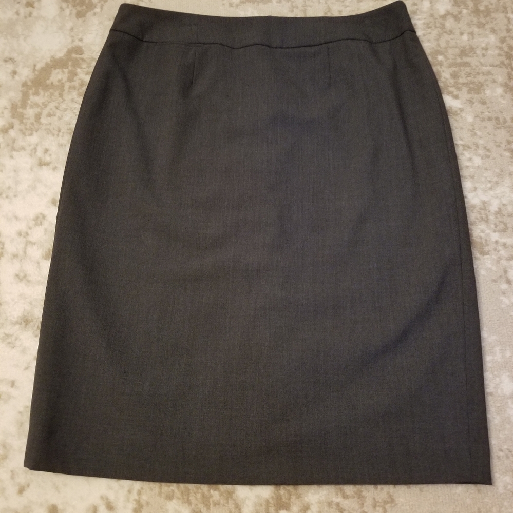 Calvin Klein Charcoal Pencil Skirt